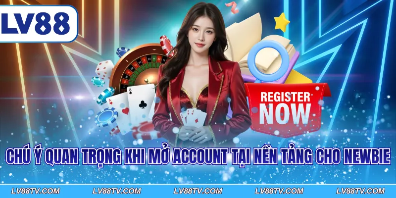 Chú ý quan trọng khi mở account tại nền tảng cho newbie